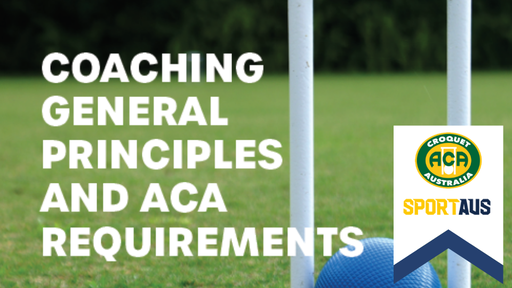 Coaching General Principles & ACA Requirements